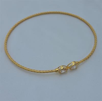 DAMLA TAŞLI CHOKER GOLD KOLYE