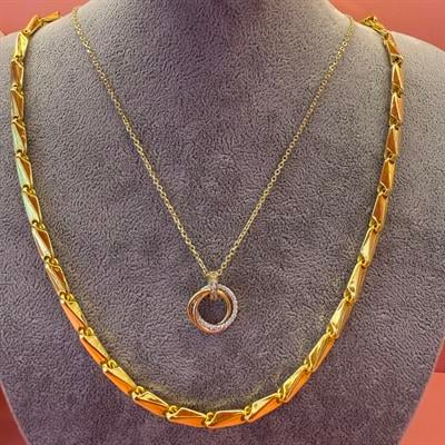 GEMİCİ GOLD KOLYE