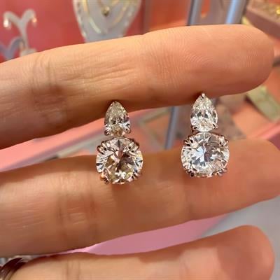 GOCCE DI LUCE MOZANİT KÜPE