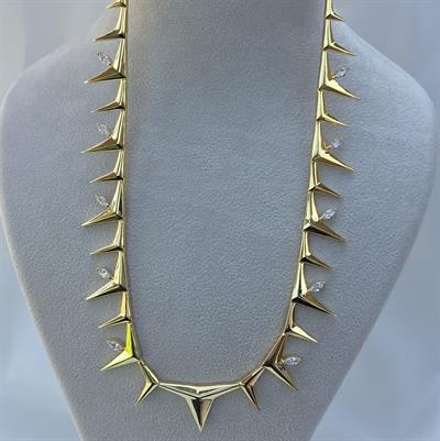 GOLD ELEGANT SİLVER KOLYE