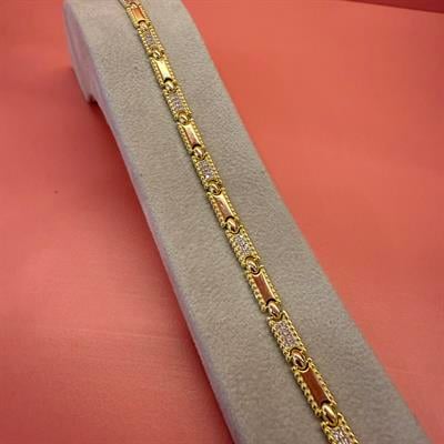 HENNA TAŞLI GOLD BİLEKLİK