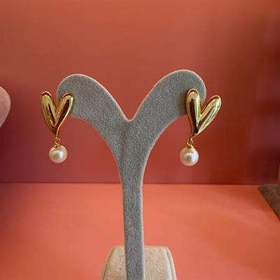 İNCİ LOVE GOLD KÜPE