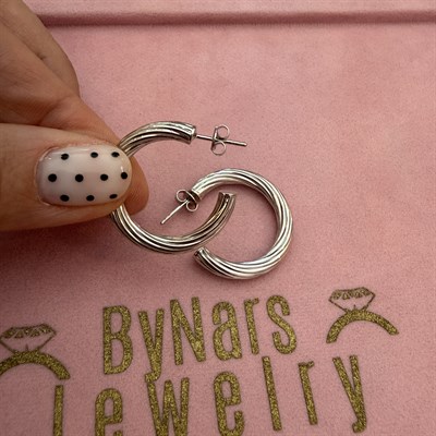 LUNA SILVER EARRINGS