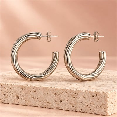 LUNA SILVER EARRINGS