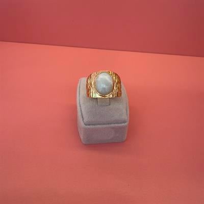 MOONSTONE VINTAGE GOLD YÜZÜK