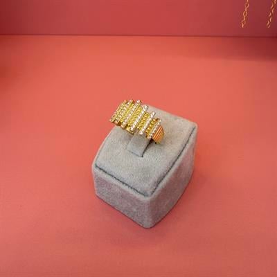 ROW DIAMOND GOLD YÜZÜK