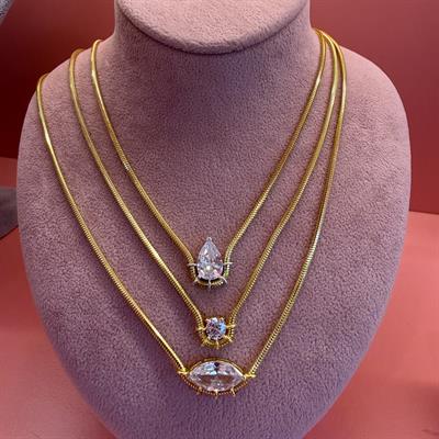 ROYAL OVAL GOLD KOLYE