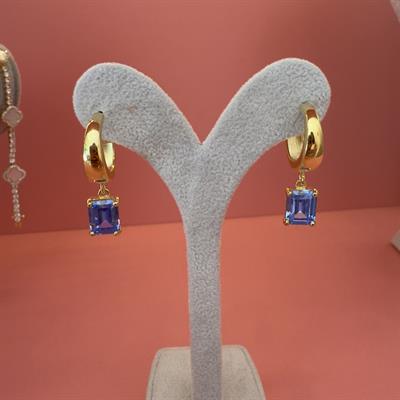 TOPAZ BAGET GOLD KÜPE