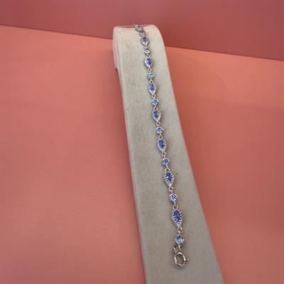 TOPAZ DAMLA SİLVER BİLEKLİK