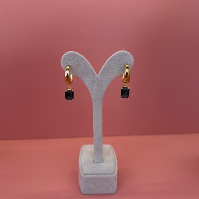 ZÜMRÜT BAGET GOLD KÜPE