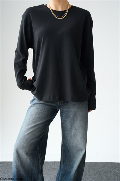 UZUN KOLLU T-SHIRT
