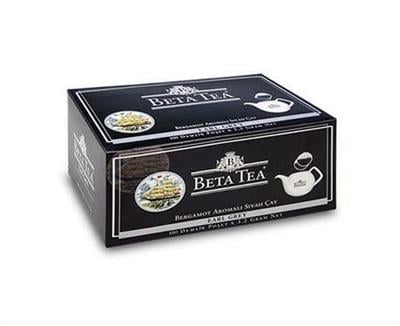 Beta Earl Grey Demlik Poşet 100 Adet (Bergamot - Tomurcuk Çayı)