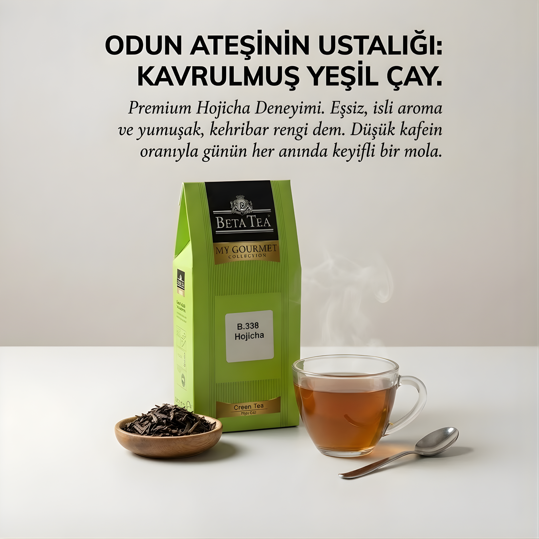 Beta Hojicha Kavrulmuş Japon Yeşil Çayı - Online Sipariş - Beta Tea