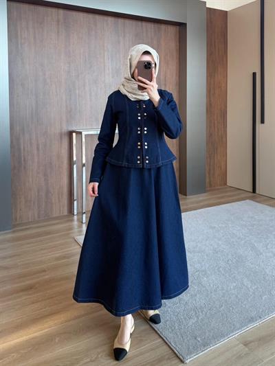 Selena Denim Takım 
