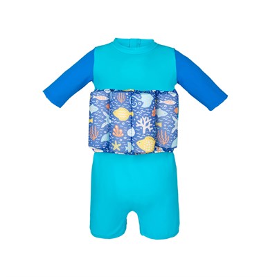 Swim Foam Küçük Balıkçı Uv Korumalı Batmaz Çocuk Mayosu 5-6 Yaş