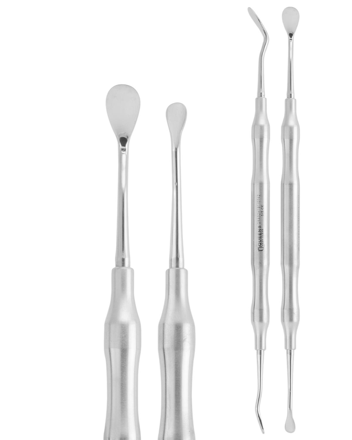 Açılı Oval/Oval Periost Elevatörü 7,5mm/4,5mm 18,5cm