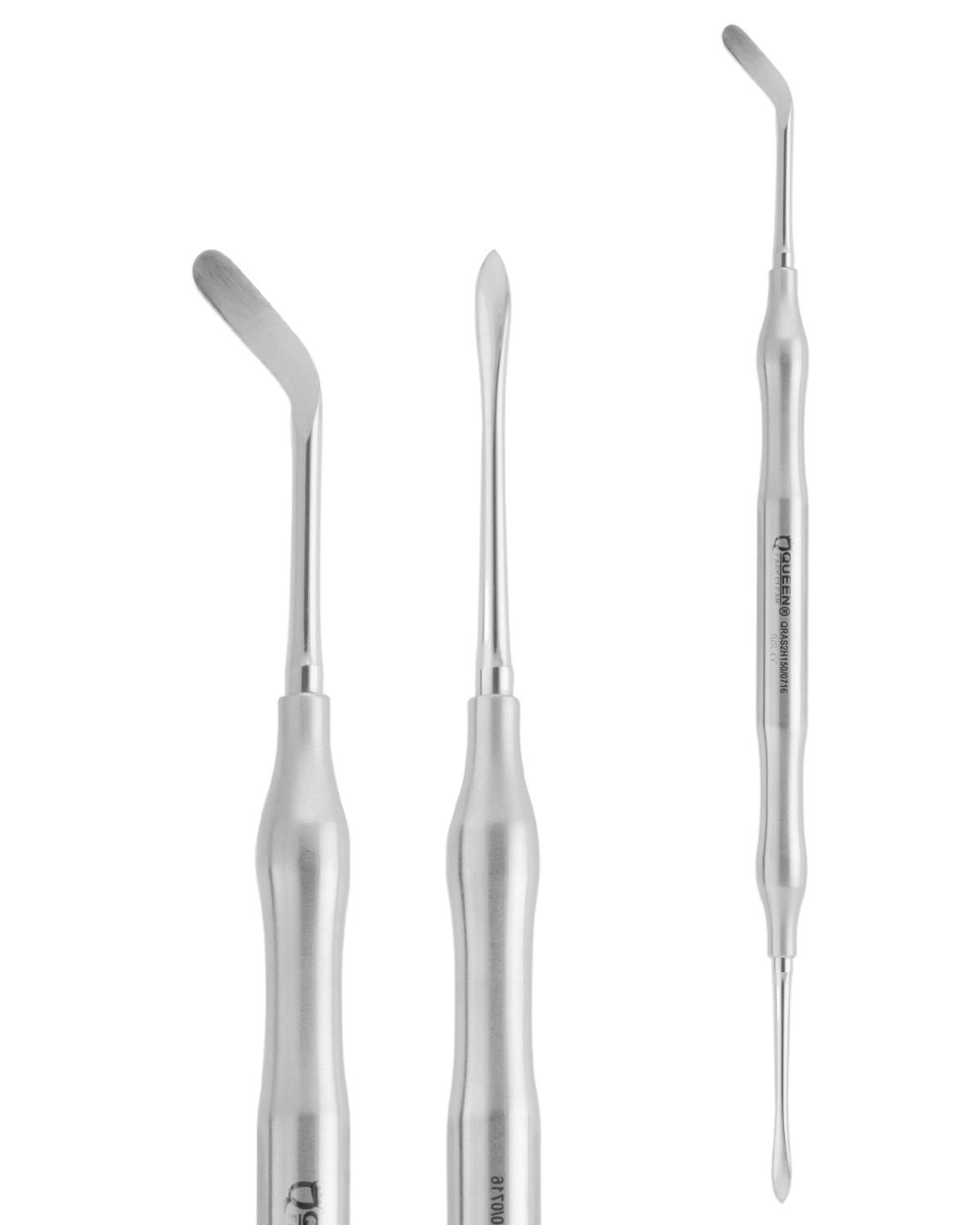 Açılı Oval/Sivri Periost Elevatörü BENNETT 4mm/3mm 18,5cm