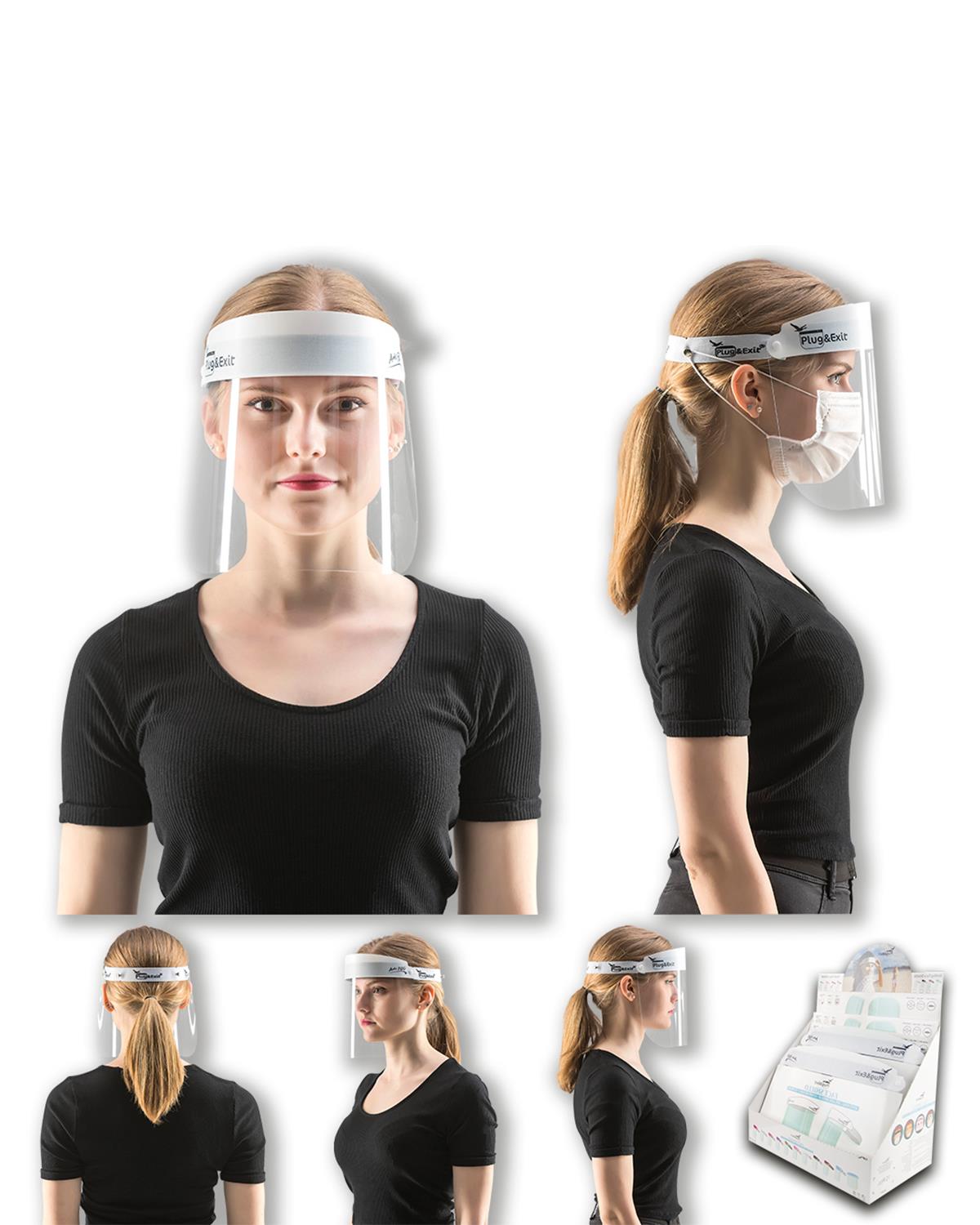 Antifog Face Shield Splash Protection White  1 Pcs