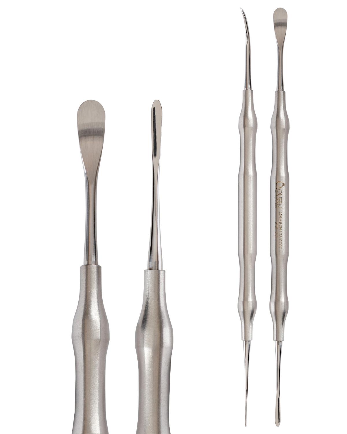 Doğrusal Oval/Sivri Periost Elevatörü BENQUE 5mm/3mm 18cm