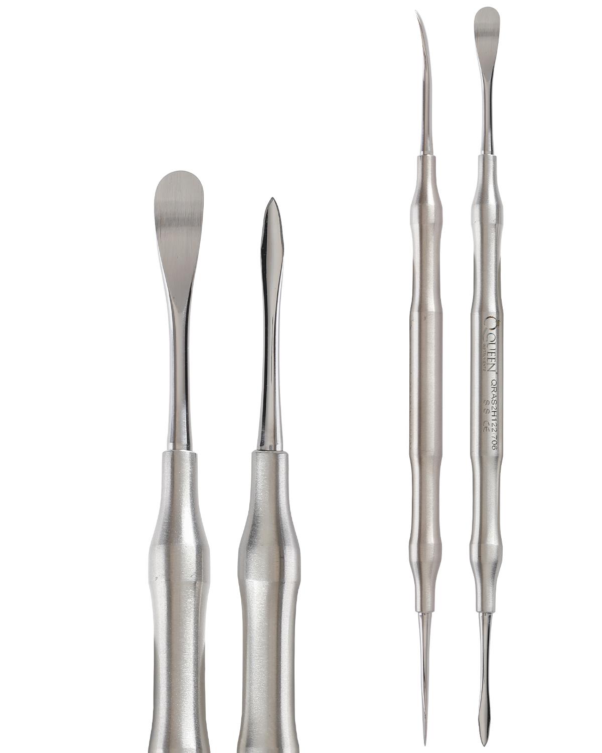 Doğrusal Oval/Sivri Periost Elevatörü K-N 5mm/3mm 17cm