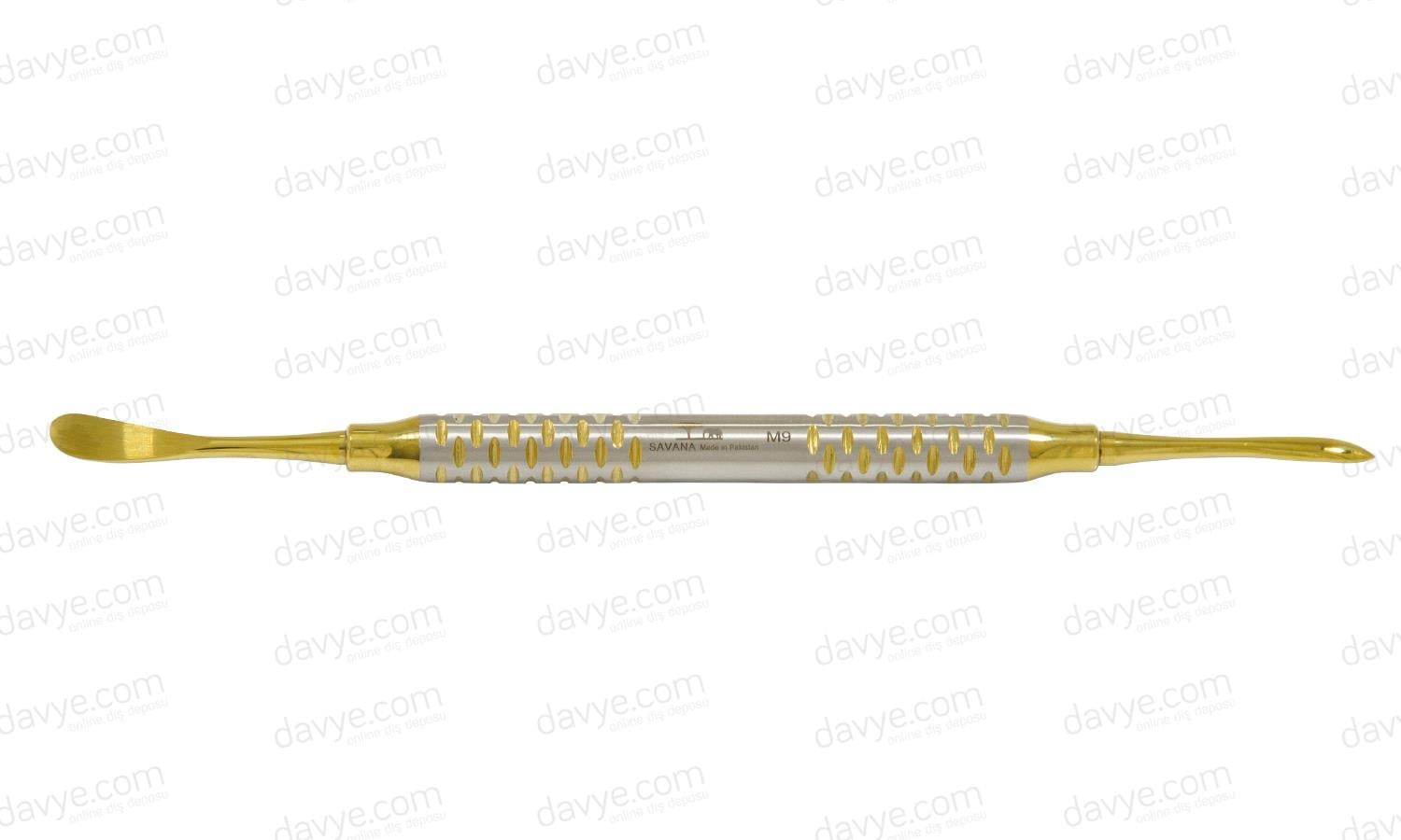 Doğrusal Oval/Sivri Periost Elevatörü MOLT FIG.9 8mm/4mm