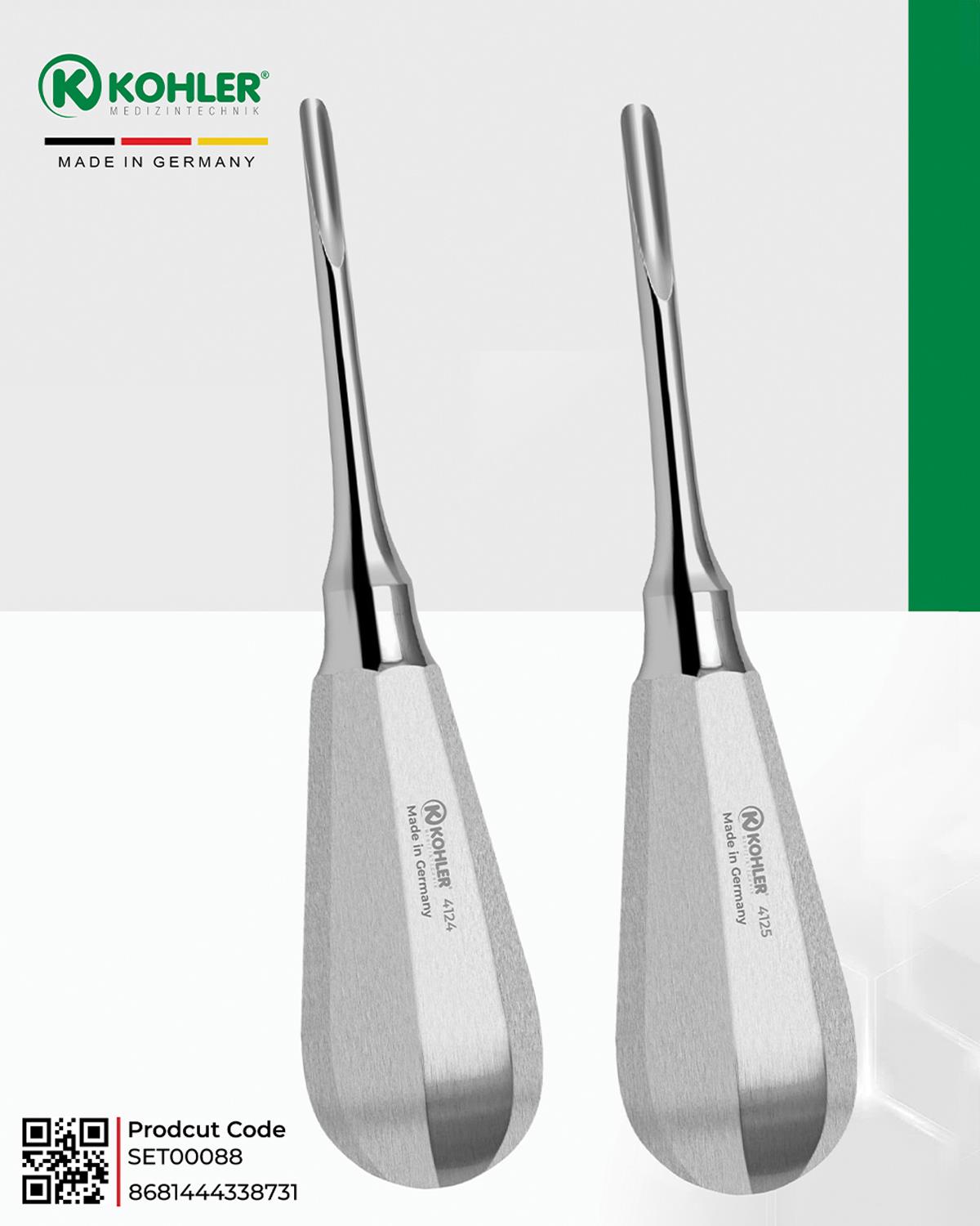 Düz Bien Elevatör Seti Bien 3/4mm 13cm 2 Parça/Pkt