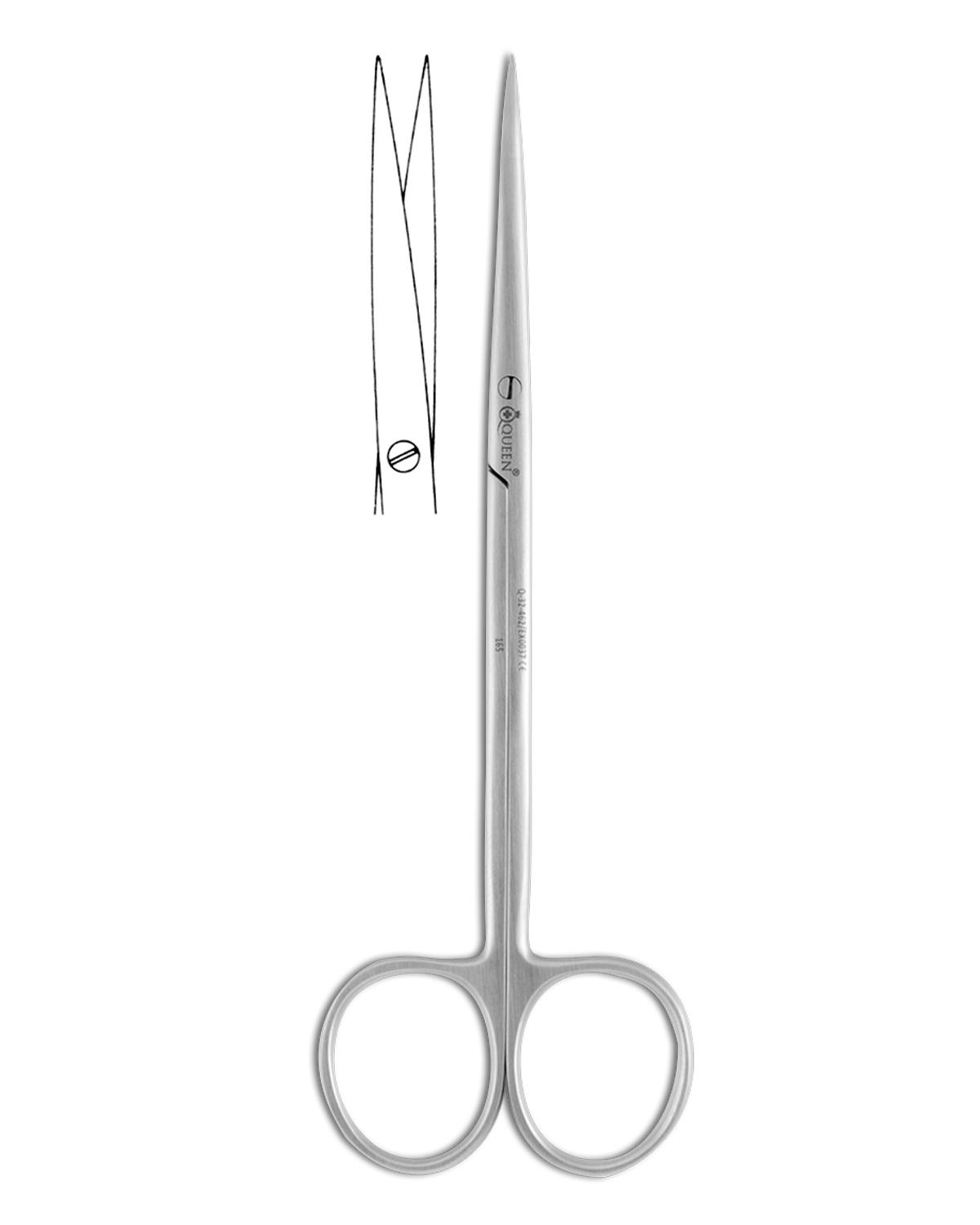 Düz Cerrahi Makas Metzenbaum-Fino 14,5cm