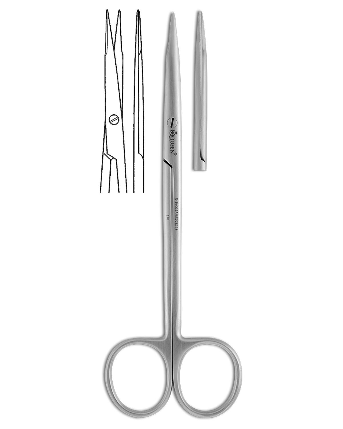 Düz Cerrahi Makas Reynolds 14,5cm
