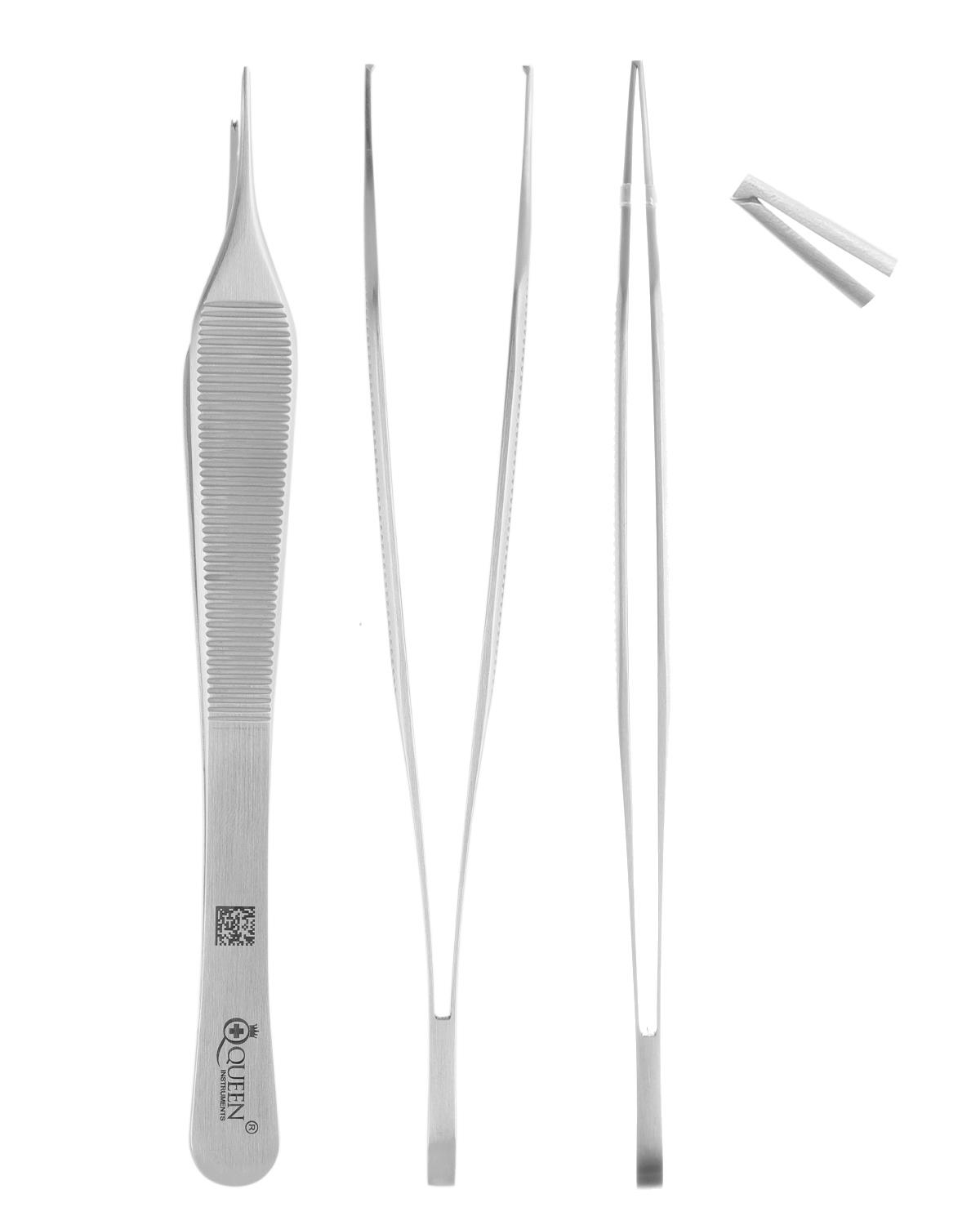 Düz Dişli Dişli Micro-Adson 15cm