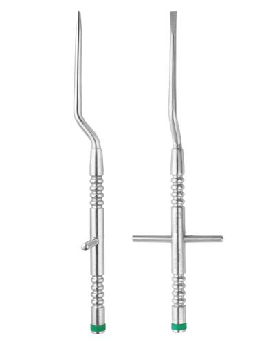 Düz L açılı Kron Ayırma Elevatörü 4,2mm 18cm