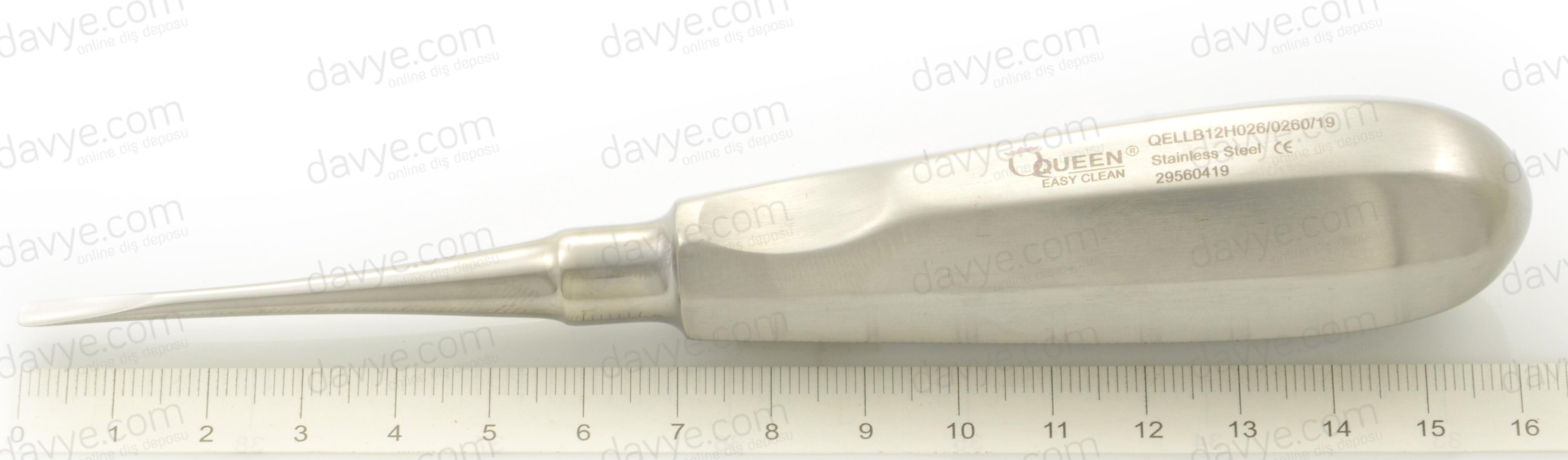 Düz Lüxatör Elevatör Lüxatör 3,5mm