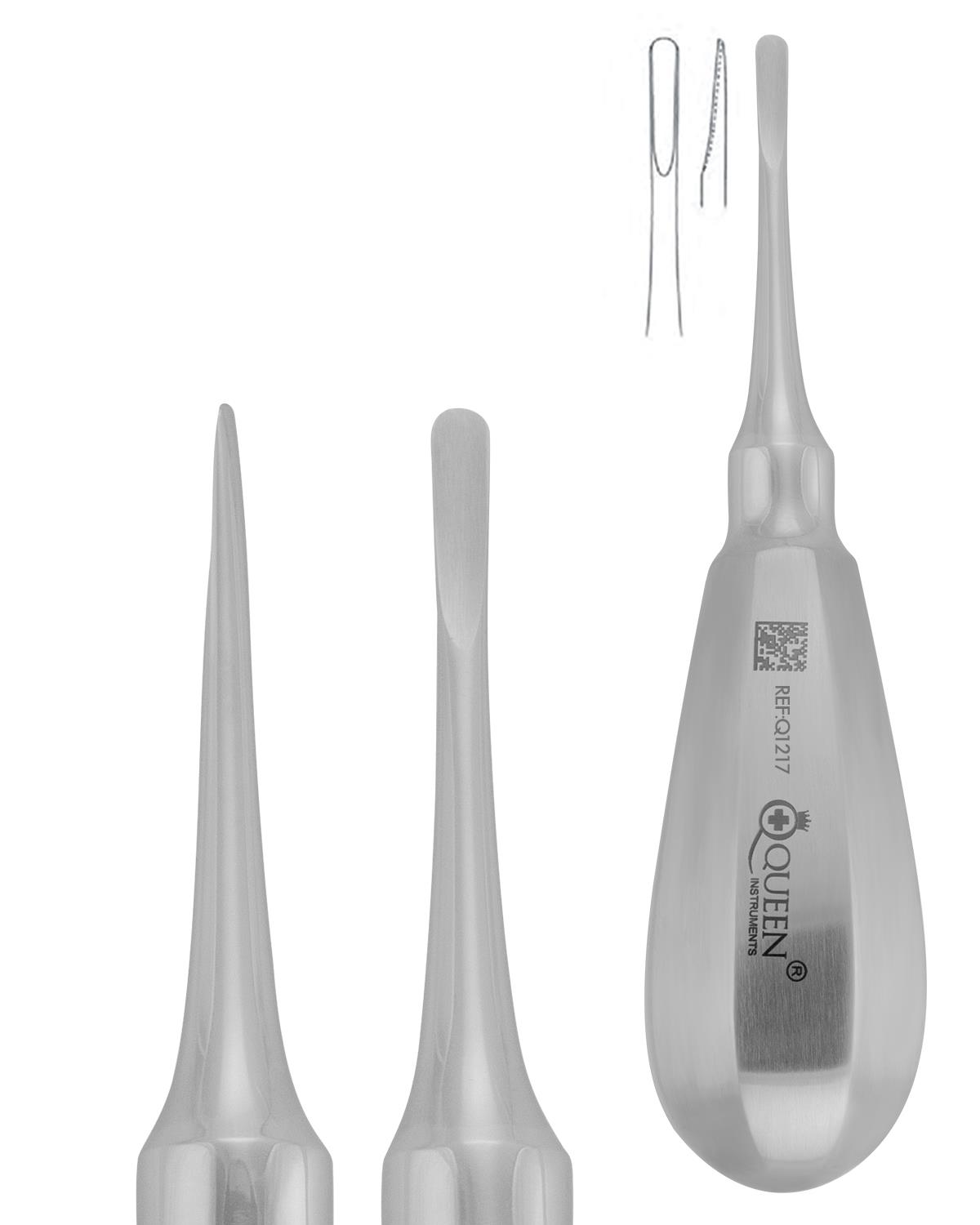 Düz Lüxatör Elevatör Lüxatör 3mm 12,5cm