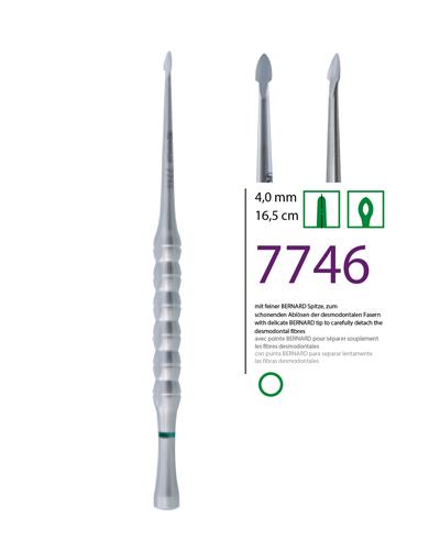 Düz Ok Uçlu Elevatör Bernard 4mm