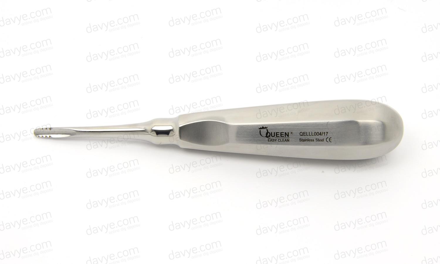 Düz Tırtıklı Elevatör Lindo-Levian 4mm 15,5cm