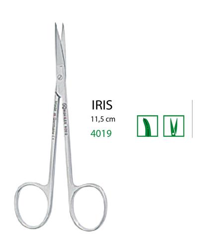 Eğri Cerrahi Makas Iris 11,5cm