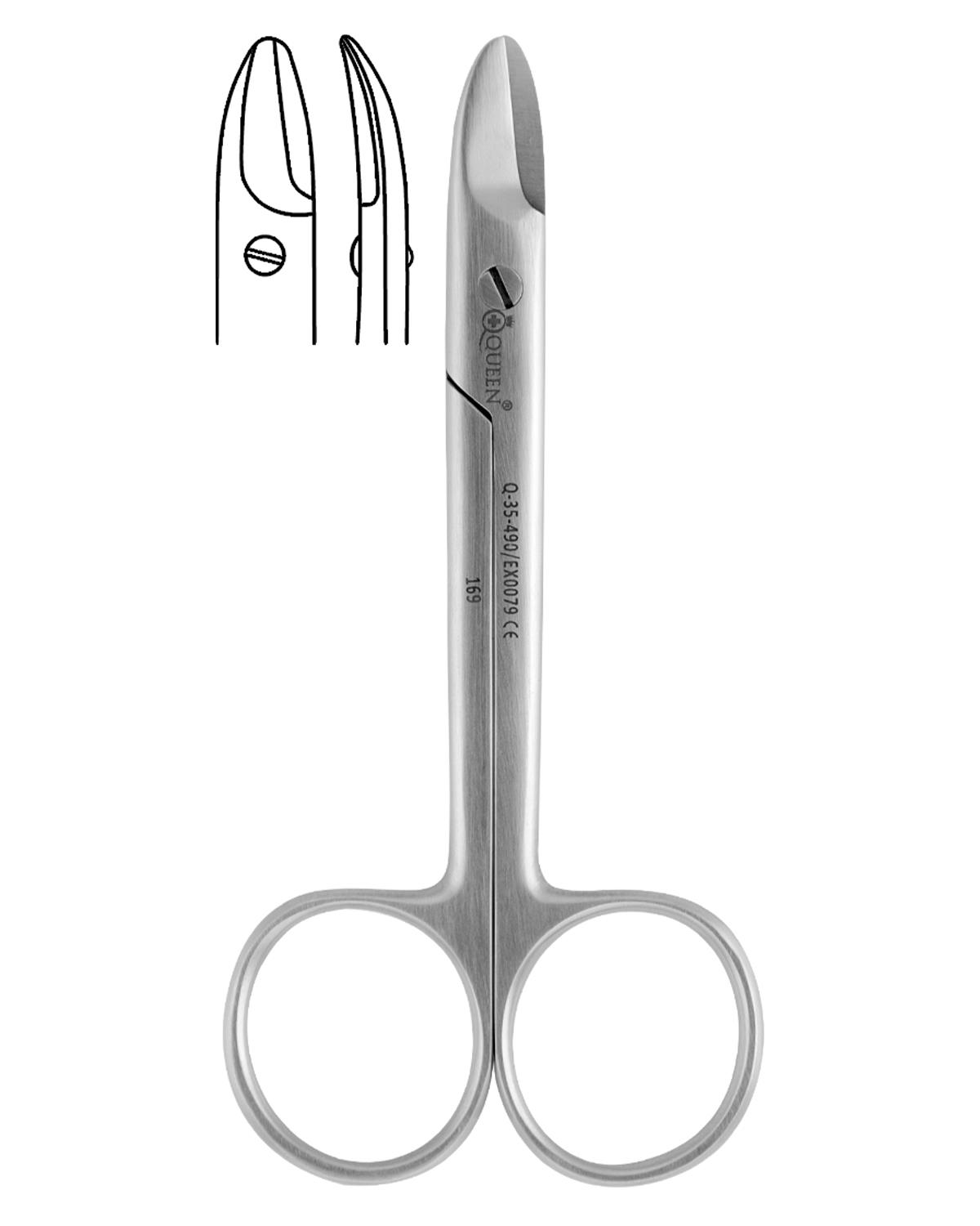 Eğri Kron ve Tel Makası 10,5cm