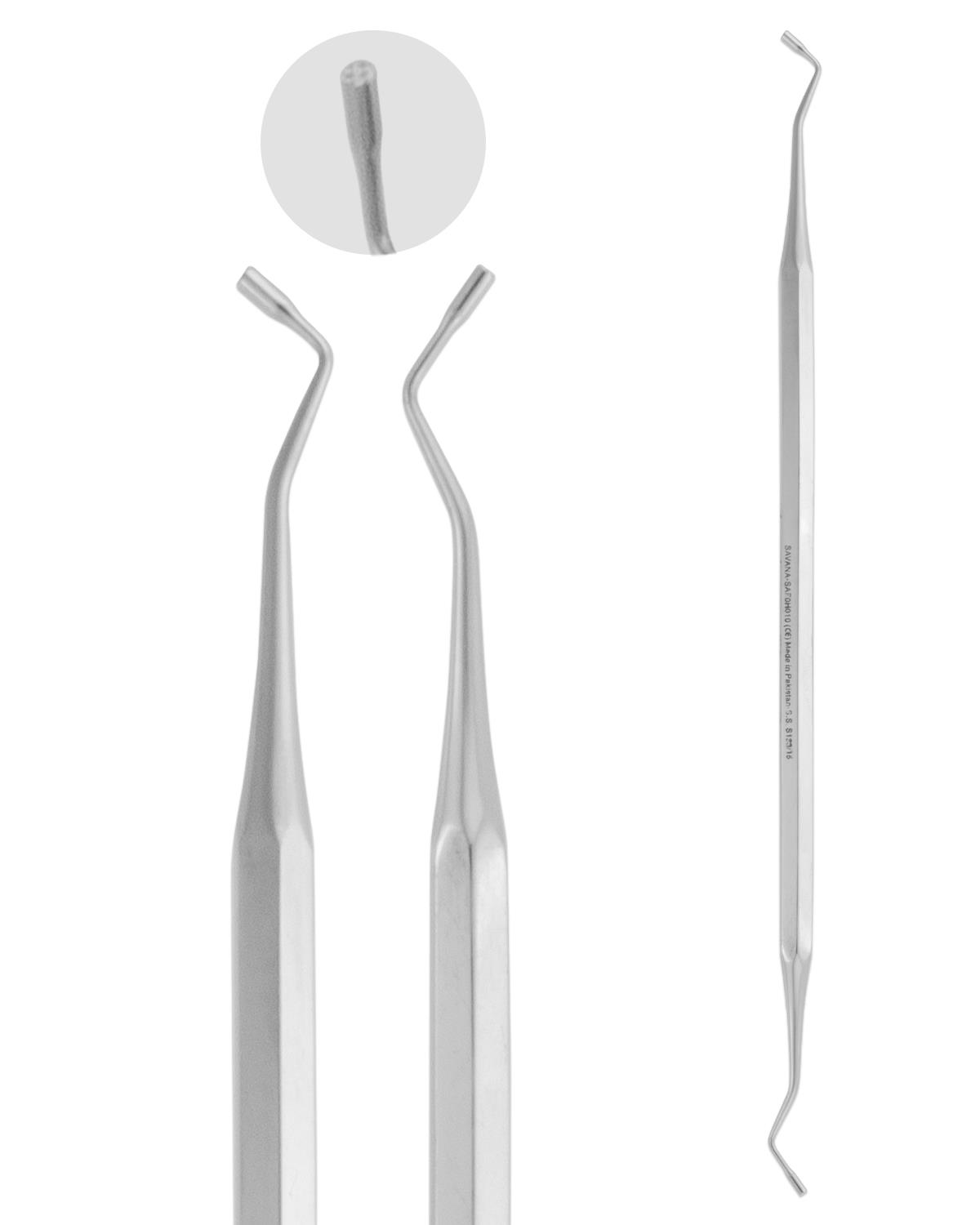 Eğri Lüxatör Elevatör Lüxatör 3,5mm