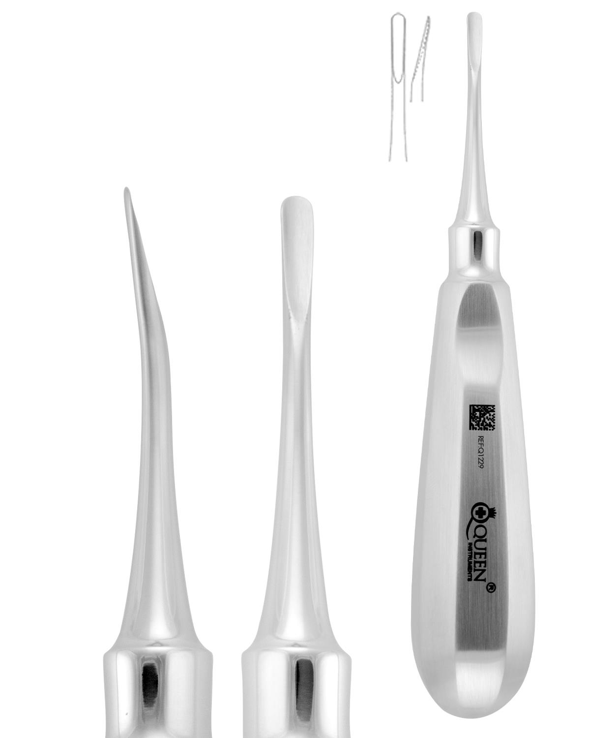 Eğri Lüxatör Elevatör Lüxatör 3mm 12,5cm