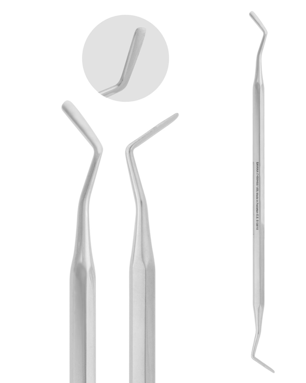 Eğri Lüxatör Elevatör Lüxatör 4,5mm