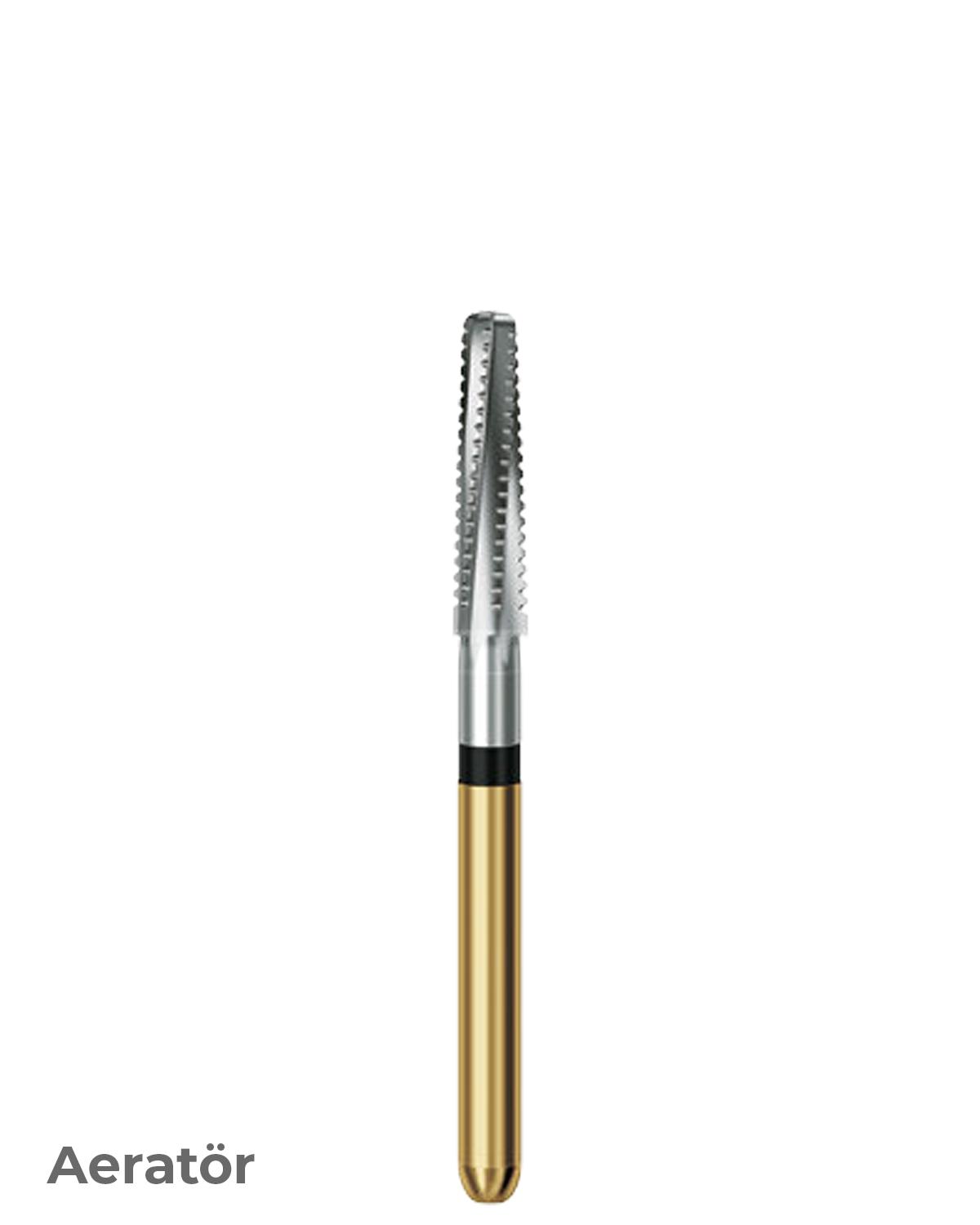 FBCB847KRG Aeratör Tungsten Karbit Yuvarlak Bitim Konik, Abutment Frez