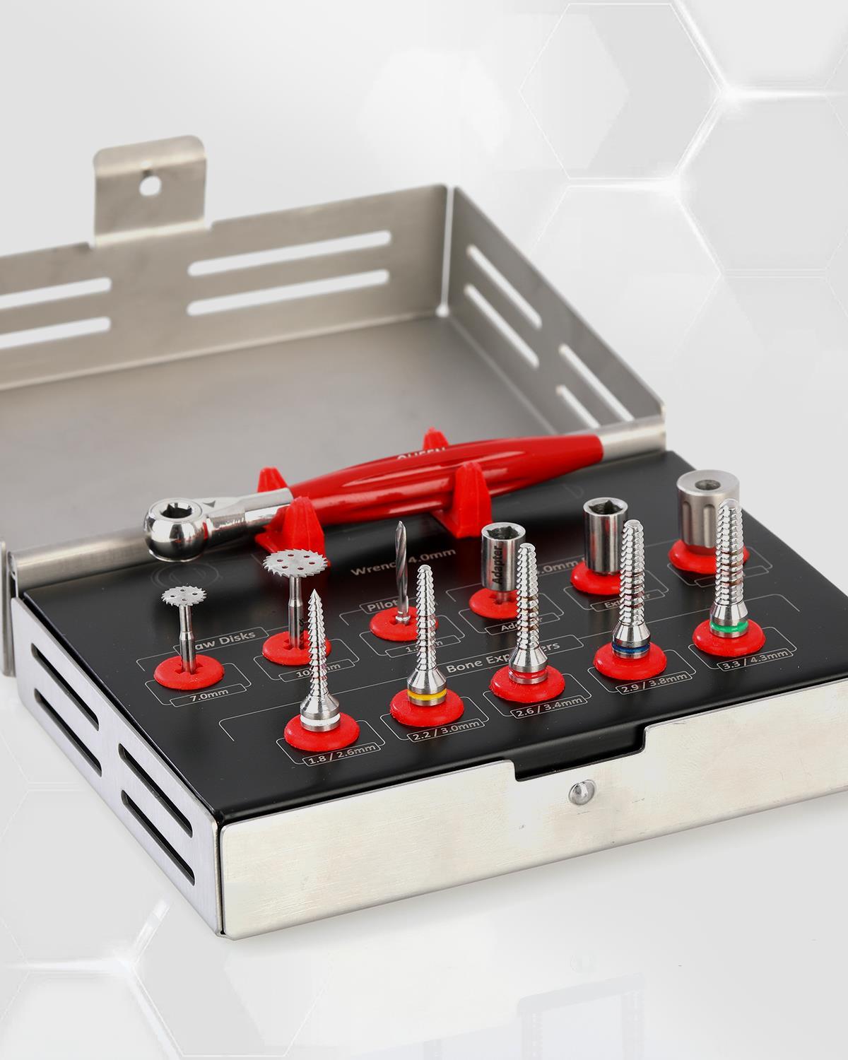 Kemik Genişletme Frezi Bone Expender Set 12 Ad./Kaset