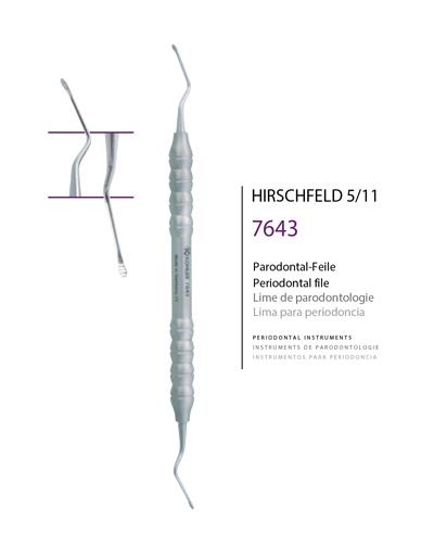 Periodontal Eğe Hirschfeld fig. 5/11