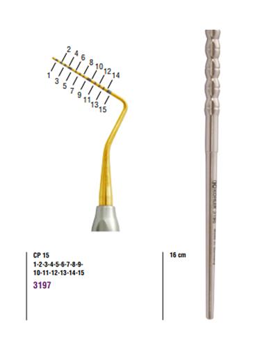 Periodontal Sond fig.CP 15 15,5cm