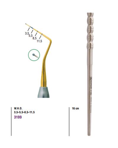 Periodontal Sond fig.Who 15,5cm