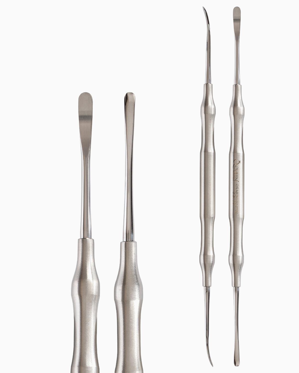 Queen  Doğrusal Oval-Oval Periost Elevatörü GOLDMAN-FOX 4mm-3 mm 19cm - QRAS2H130