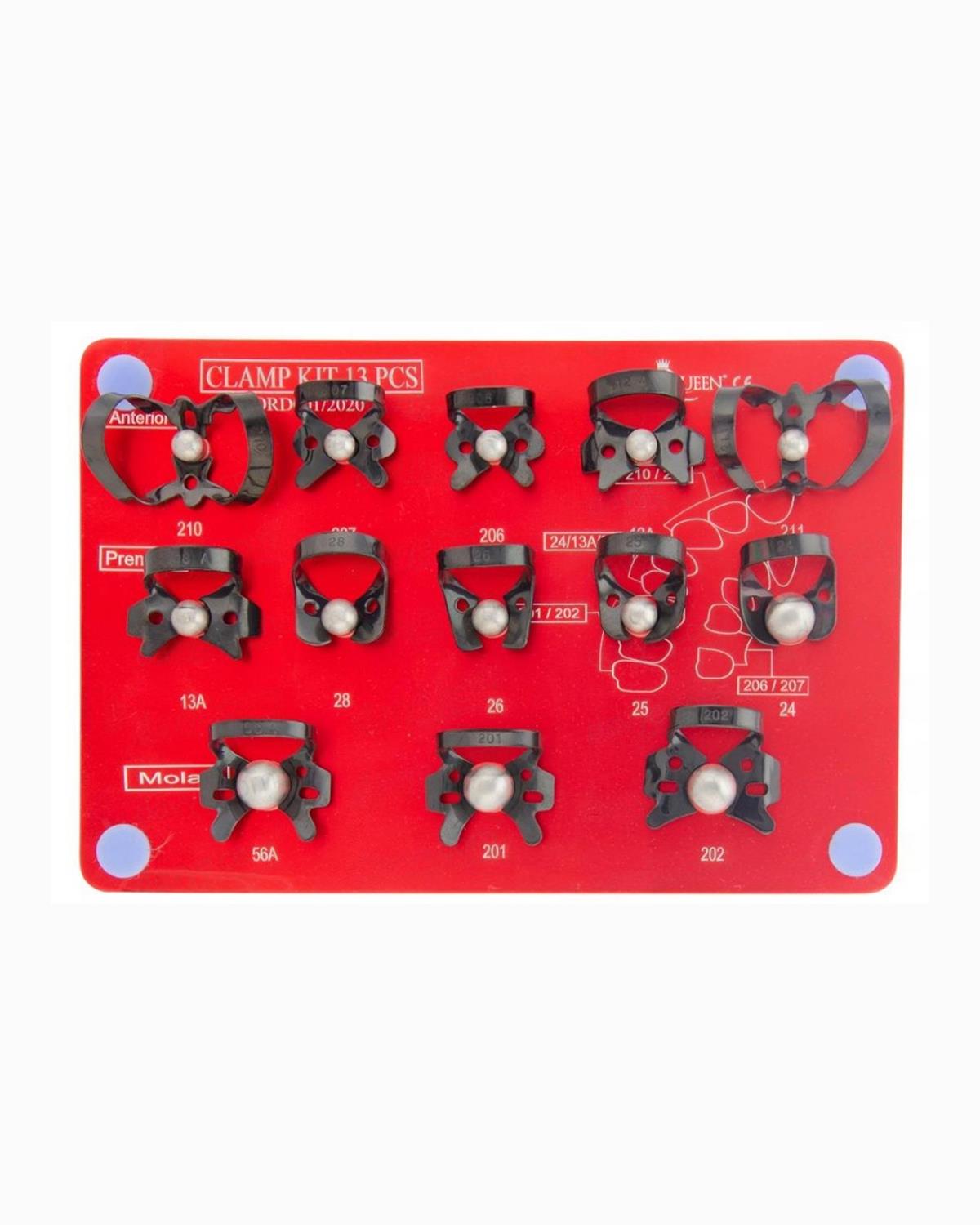 Rubber Dam Aleti 8 Parça/Kaset