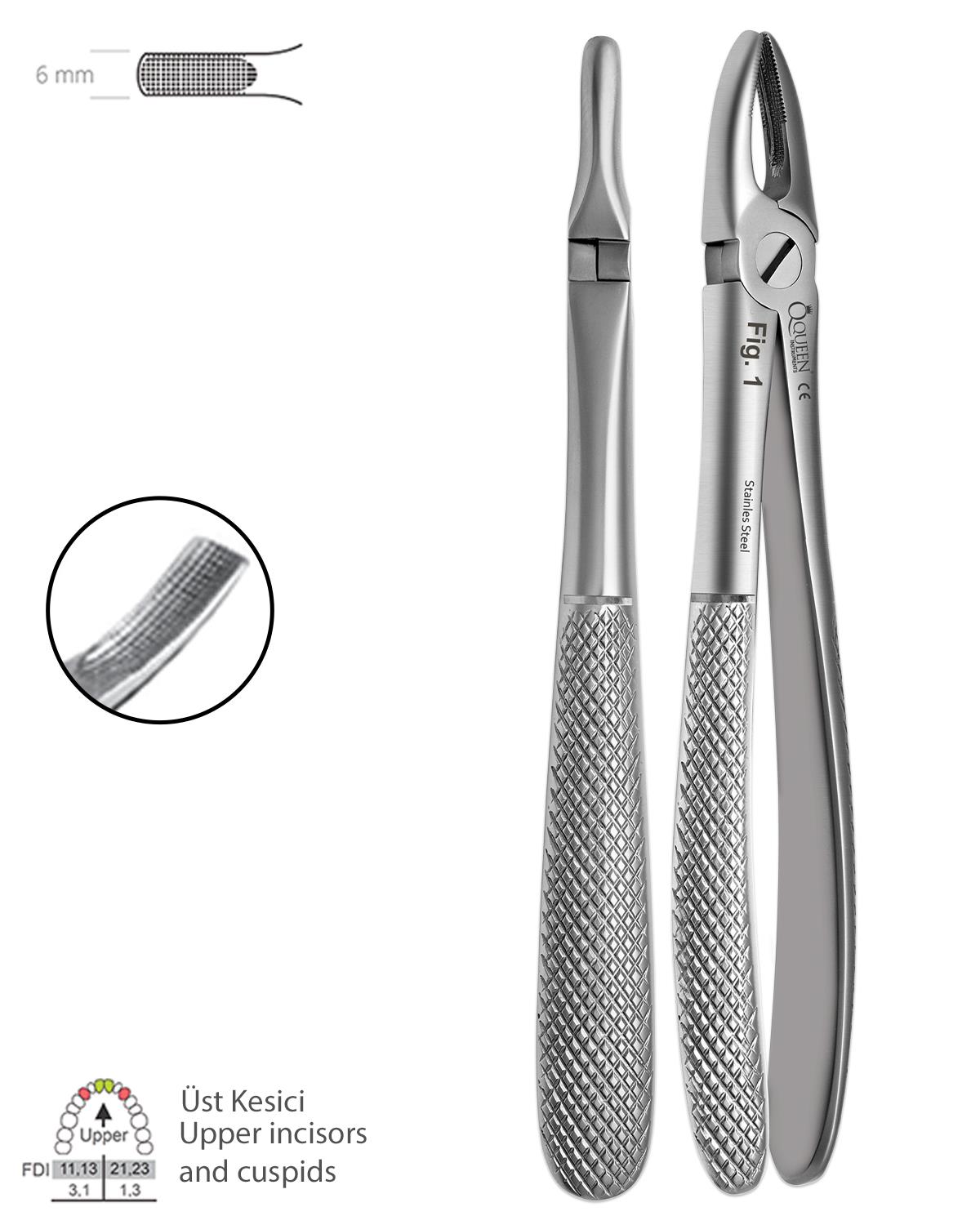 Üst Keser Davyesi fig. 1 6mm 16cm