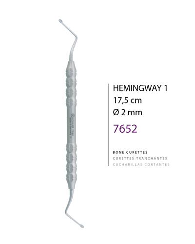 Z Açılı, Kaşık Cerrahi Küret HEMINGWAY fig. 1