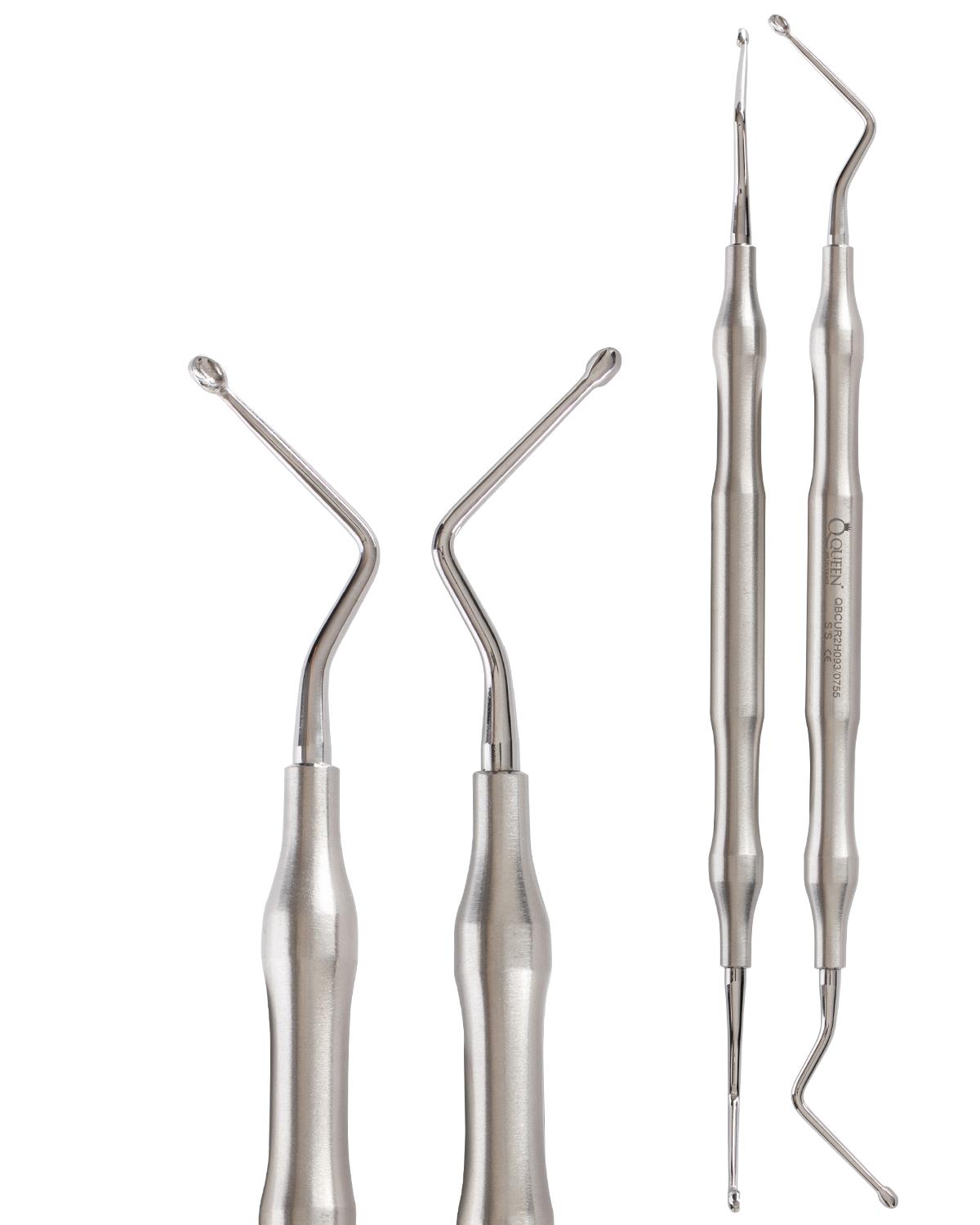 Z Açılı, Kaşık Cerrahi Küret HEMINGWAY 3R/3L 18cm