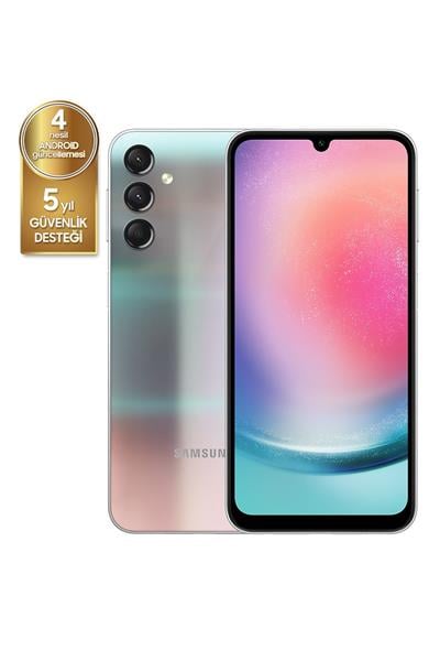 SamsungSamsung Galaxy A24 128 6 GB RAM (Samsung Türkiye Garantili) Gümüş